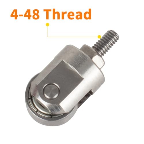 Roller Contact Point for Dial Digital Indicators Depth Gauge 4-48 UNF Thread
