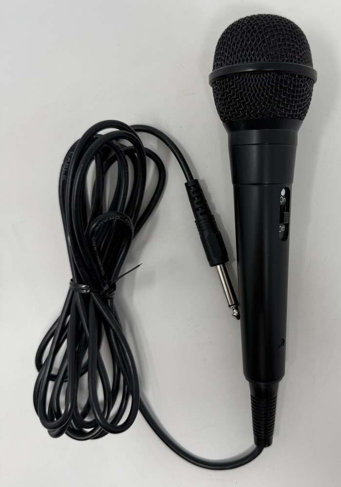 Karaoke Microphone w/Cable Input