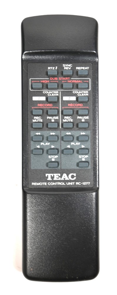 TEAC W-890R Double Auto Reverse Cassette Deck w/ Remote Control