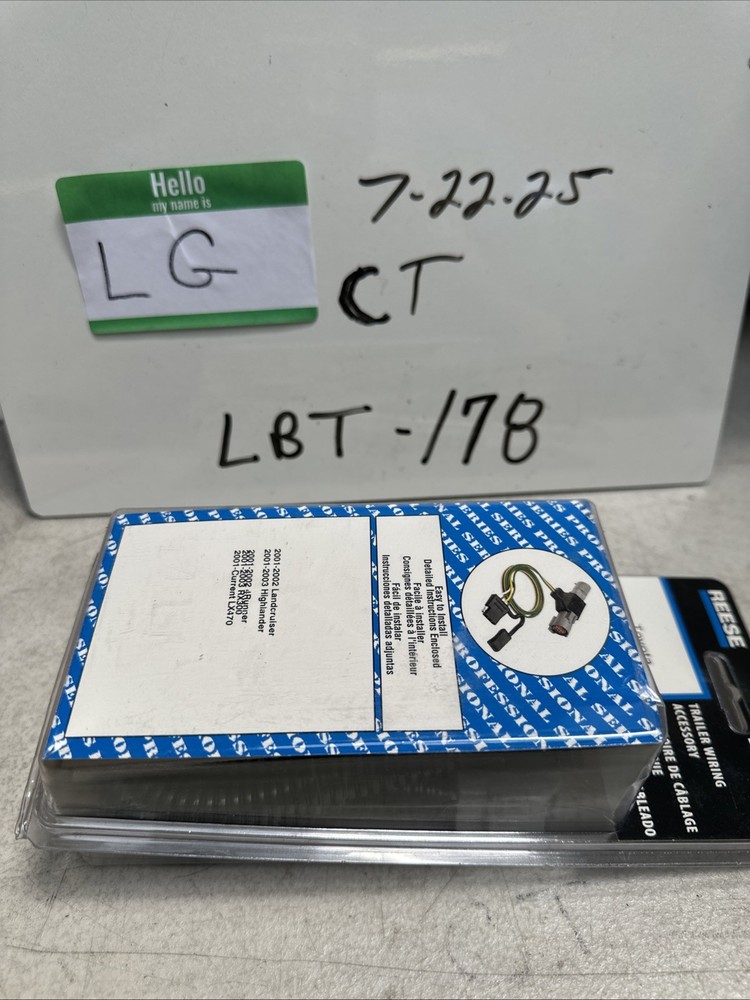 Reese Trailer Wiring Accessory  Part 15245