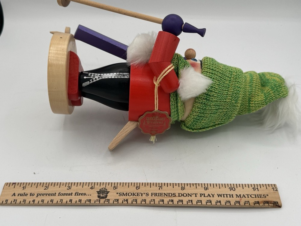 Steinbach Troll Skier Chubby Nutcrackerccollection 10.5 Tall
