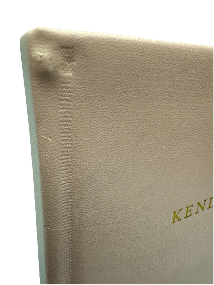 Kendra Scott Blush Pink Faux Leather Lined Journal.