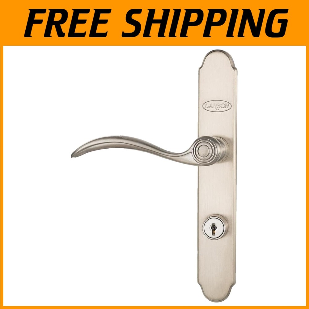 Easy-Install Curved Nickel Handle for Doors