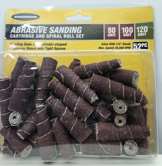 52 PC MINI SANDING CONE ENGINE PORTING ASSORTMENT KIT