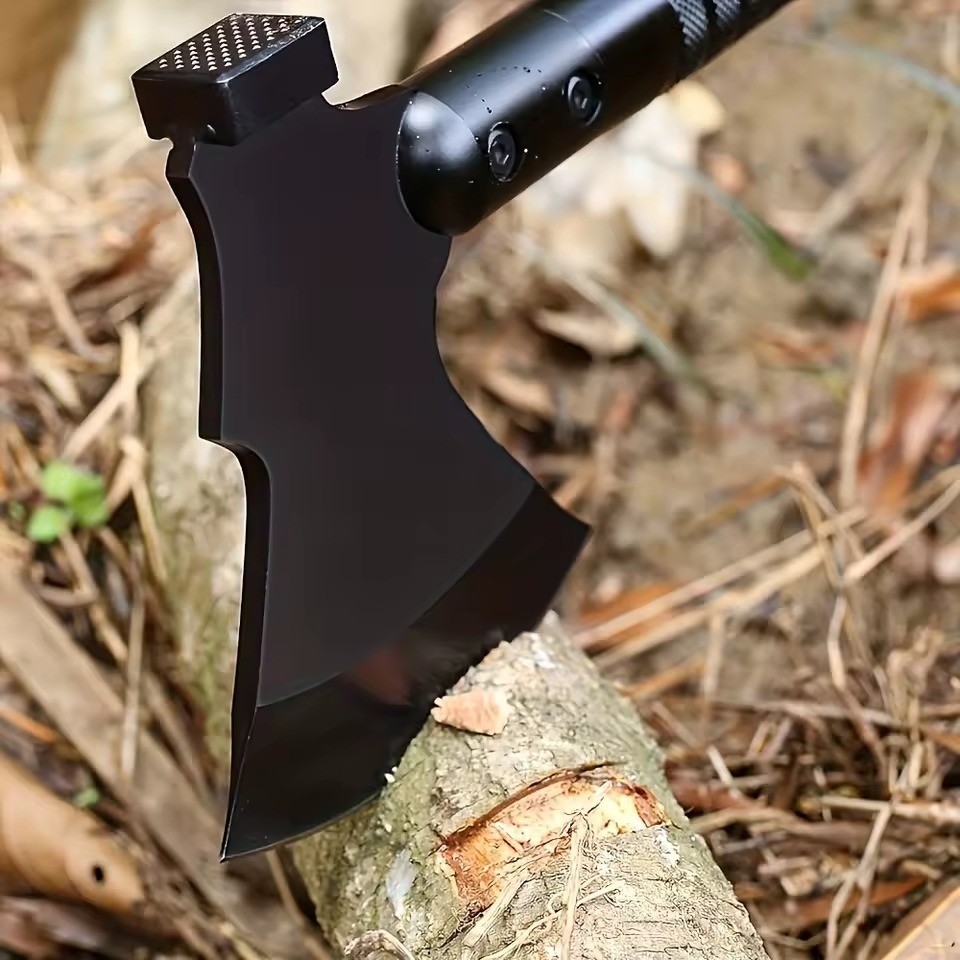 Survival & Camping Axe Tomahawk with Multi Tools - Folding Tactical Hatchet with