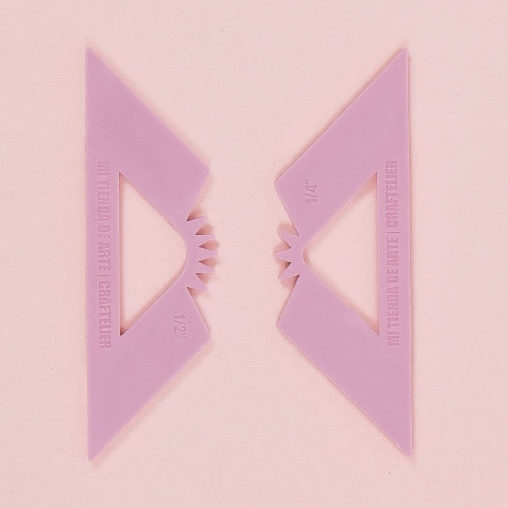 - Set of 2 Squares for Rounded Corners Binding | Perfect Tool for Binding Pla...
