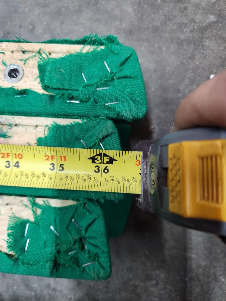 Original Valley 5-bolt pool table rails 7ft