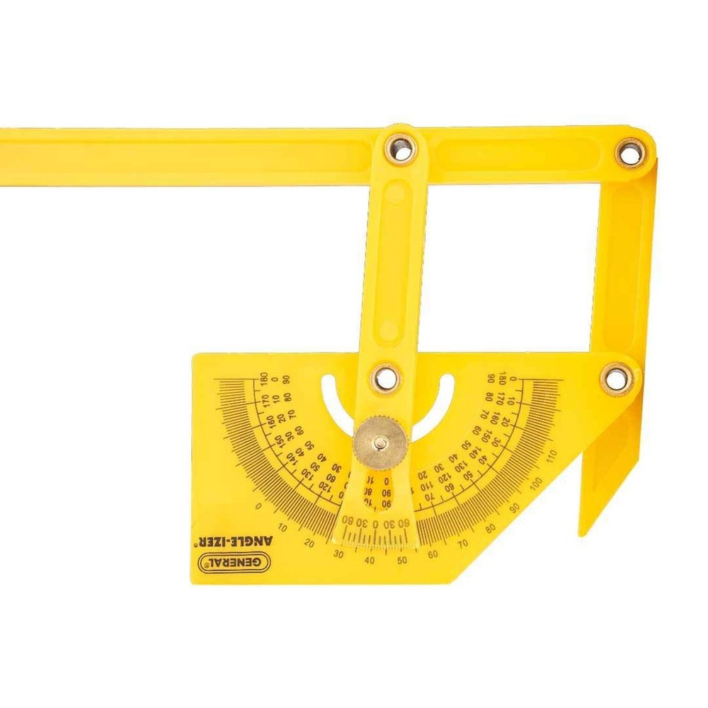 General Tools 29 Plastic Protractor and Angle Finder, Outside, Inside, Sloped...