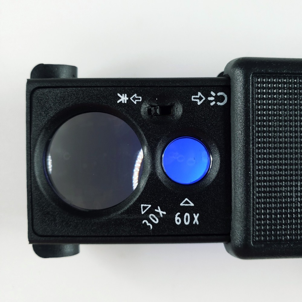 Currency Inspection Loupe - UV Security Checker - Authentication Magnifier Tool