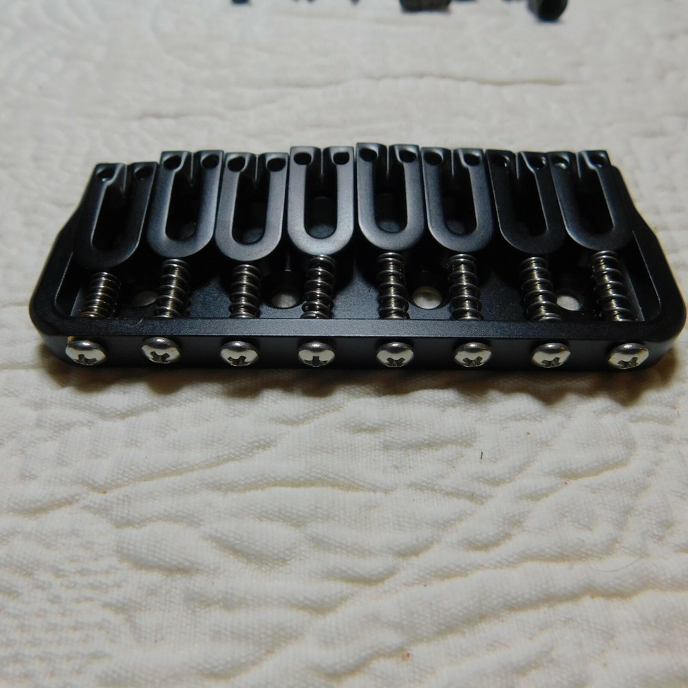 8 String HIPSHOT Style Hardtail Fixed Guitar BLACK BRIDGE ESP/LTD Ferrule