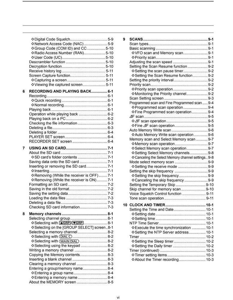 Icom IC-R8600 Instruction Manual User Guide COIL BOUND -Color Copy