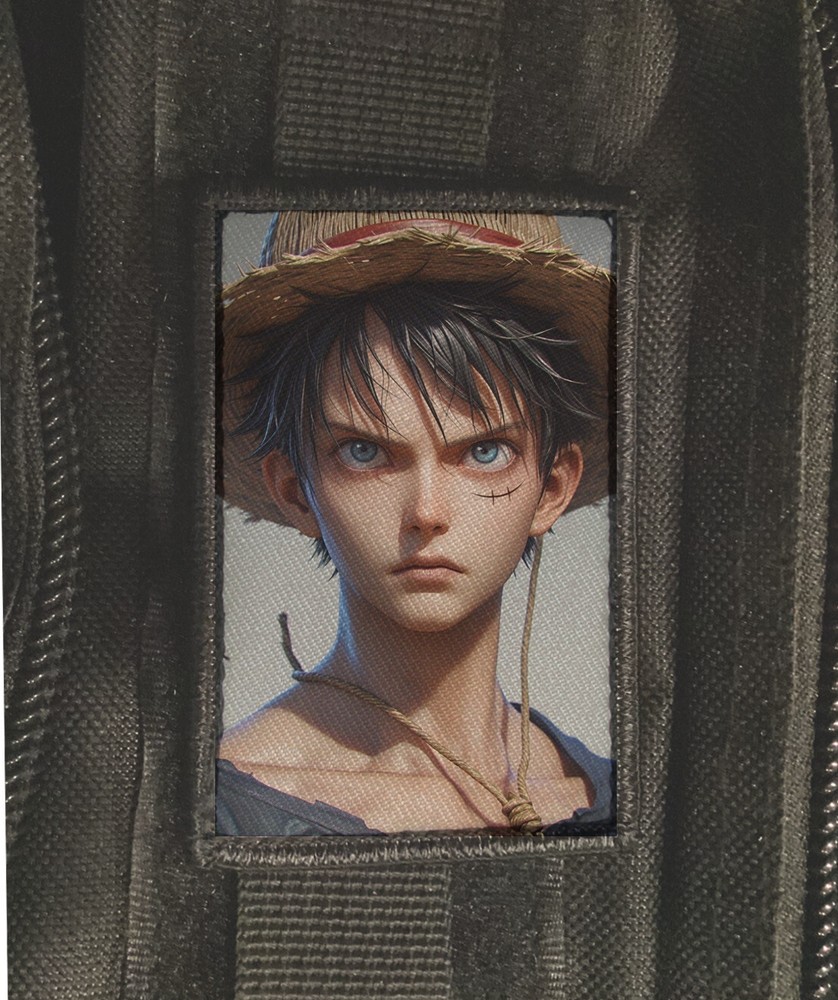 Luffy Straw Hat Pirate Flag Morale Hook Patch [sub]