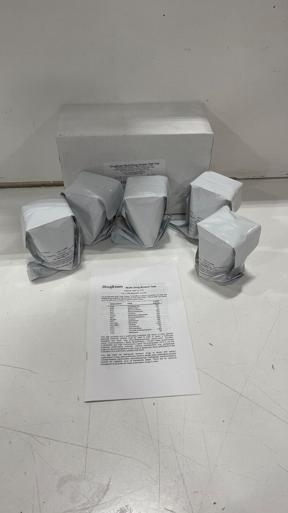 DrugExam Multi Drug Screen Test Cups- 5 Pack