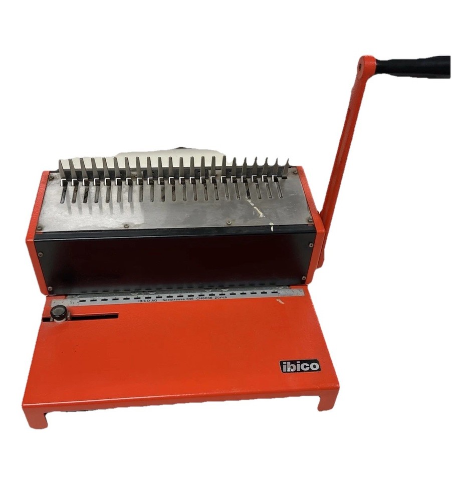 IBICO AG Seestrasse 346 CH-8038 Zürich Binding Machine & Plastic Combs Bundle