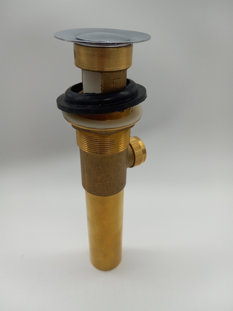 Brass & Chrome Pop Up Tub Or Sink Assembly 1 1/2" Pipe Assembly Only