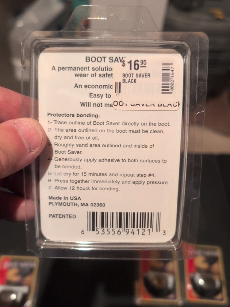 Boot Saver "Black" SEALED NEW, ships FREE!