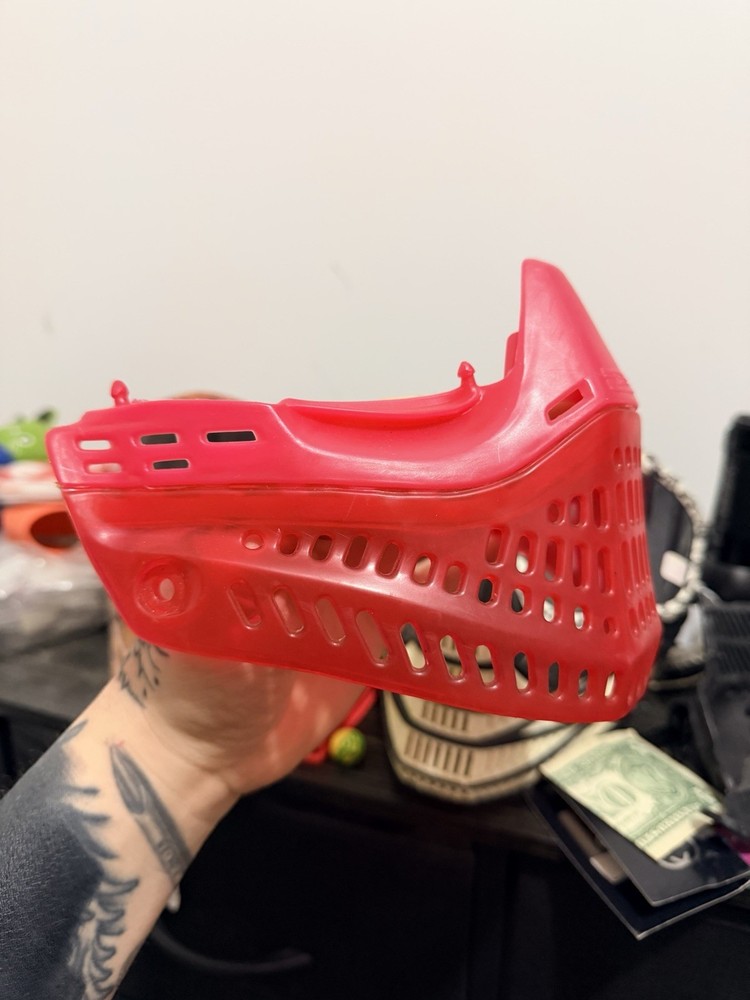 OG Old School JT Paintball Goggle Mask Red IZE BOTTOM