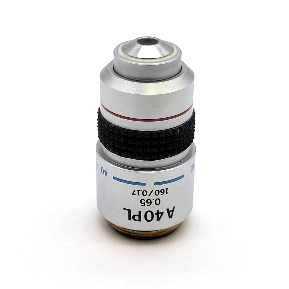 Olympus Microscope Objective A 40x PL Phase Contrast A40PL