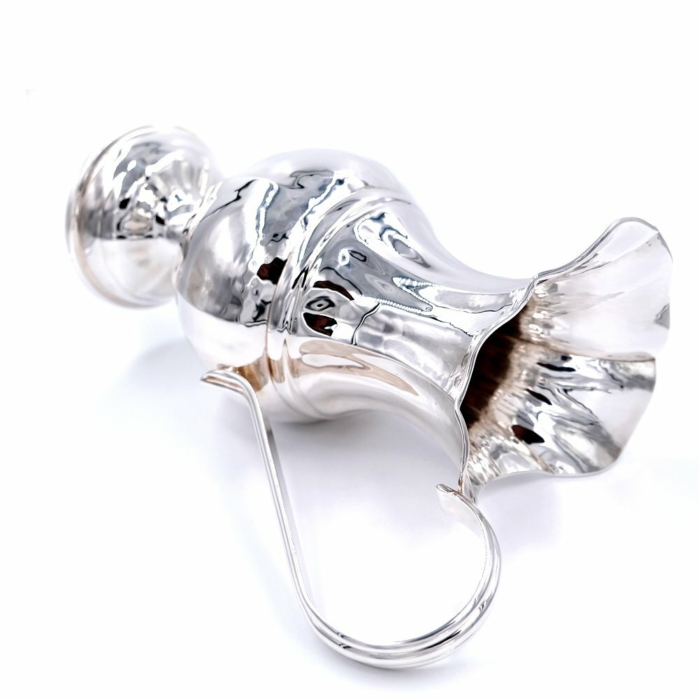 Sterling Silver Glossy Hammered Amphora