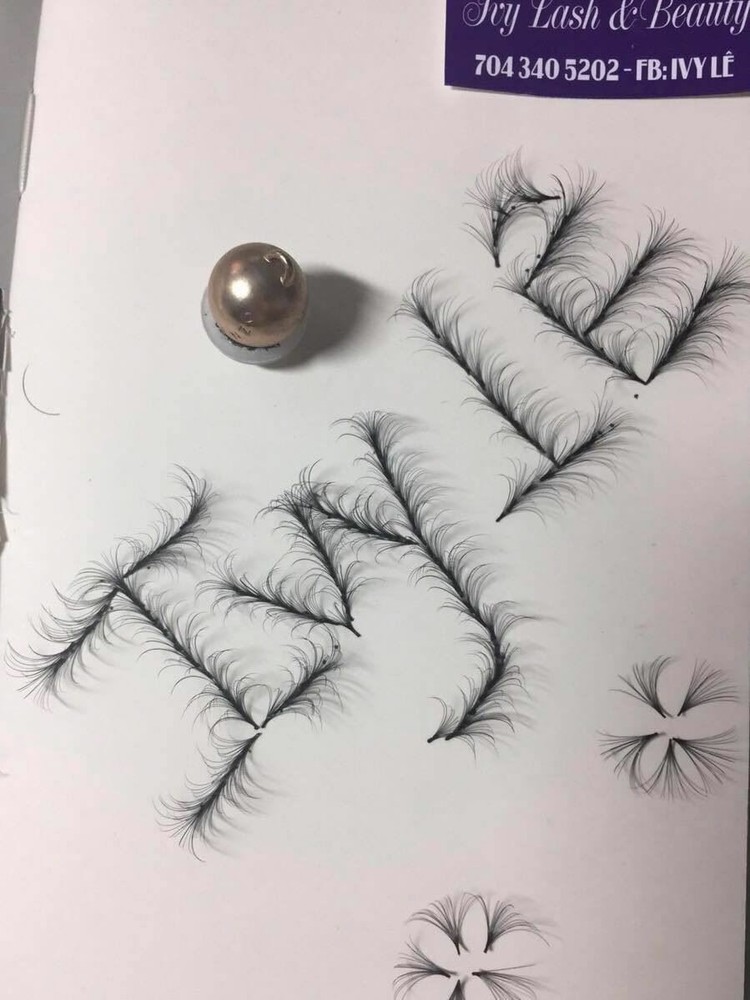 Handmade Eyelash Extensions 5D/ C,D Curl