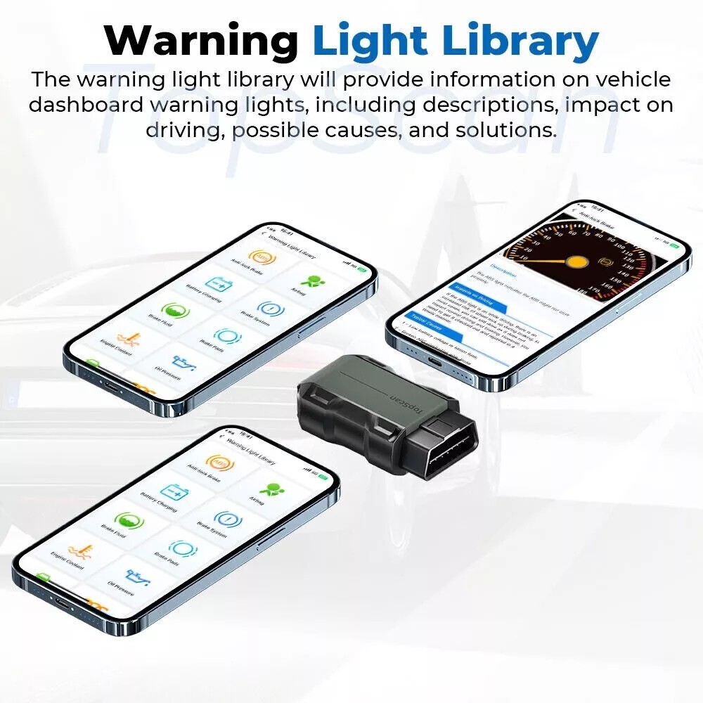 2025 TOPDON Topscan PRO OBD2 Scanner Code Reader Key Coding Diagnostic Wireless