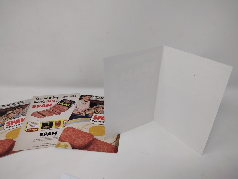 5 Spam Note Cards & Envelopes
