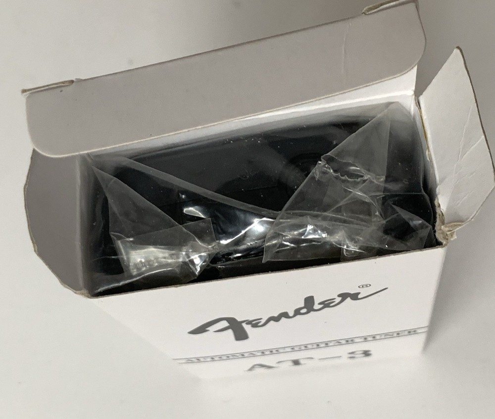 Fender AT-3 Automatic Guitar Tuner. Black. In Box NEW
