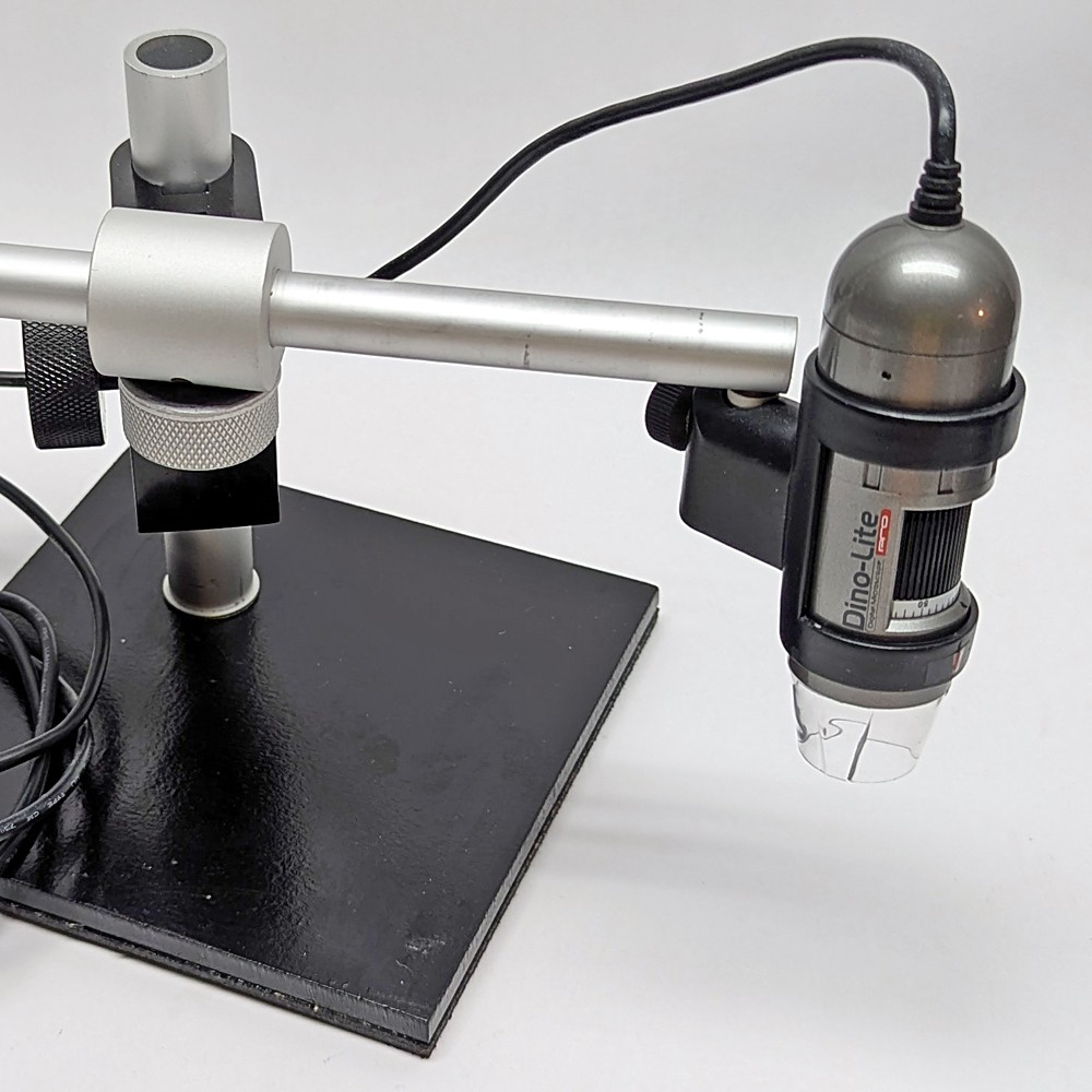 Dino-Lite Pro AM-413TA Digital USB Microscope w/ AM413TA Stand - Tested