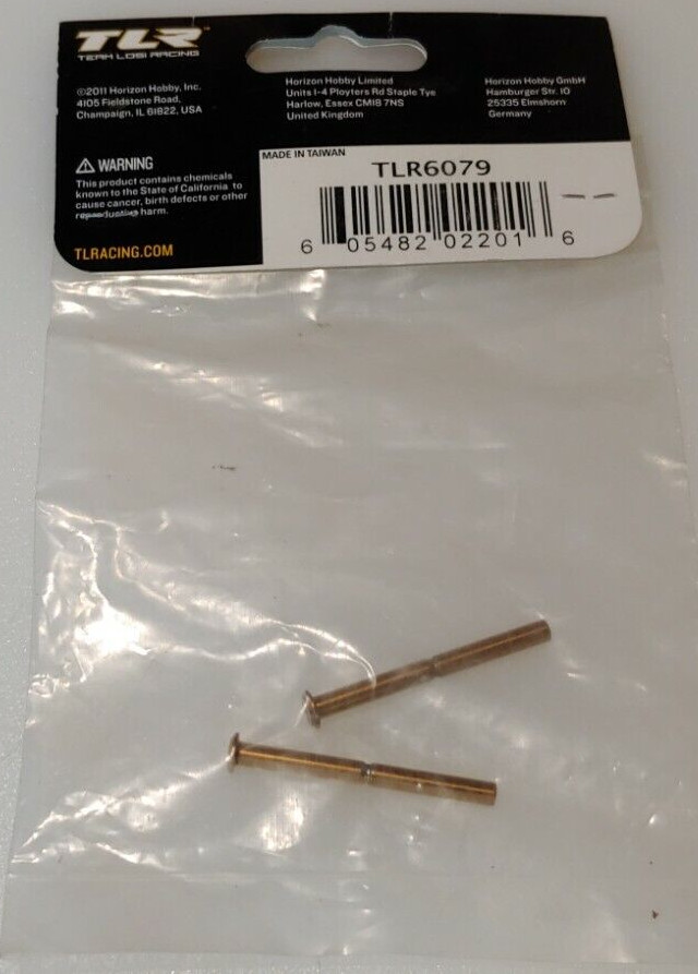 TLR6079 Losi 22 Hinge Pin Set, Front, Inner (2)