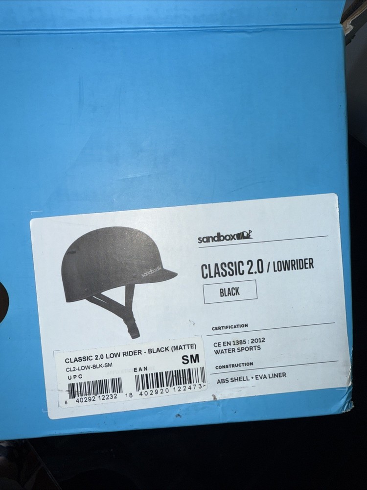 Sandbox Classic 2.0 Water Helmet Black (Small)