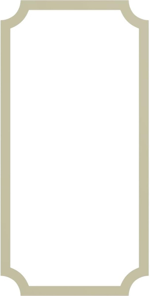 Oxford Smooth Panel Moulding Kit - 31"W x 62"H Single Panel Design