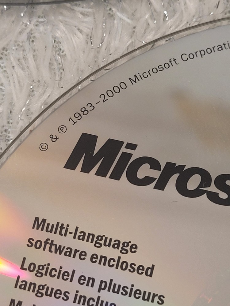 Vintage Microsoft Office (1983 - 2002) Variety Software CDs (No Cases)