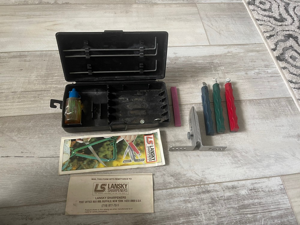 lansky sharpening system Made In USA Preowned See Pics