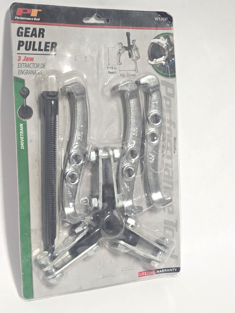 PERFORMANCE TOOL W136P GEAR PULLER-3 JAW