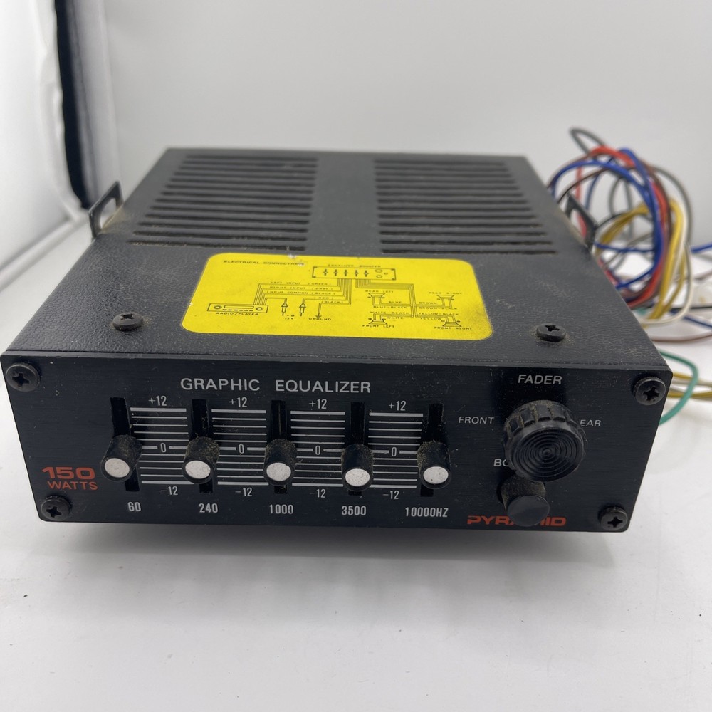 pyramid graphic equalizer Se201-vl - 150 Watts Untested
