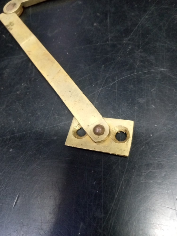 Solid Brass Folding Box Or Trunk Door Hinge 10.5" Long