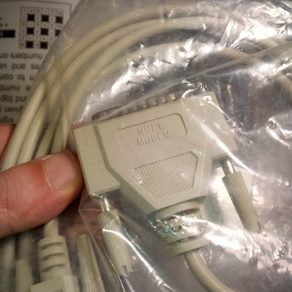 SATO CL4XXe - Epson Null Modem Cable - Beige - SEALED