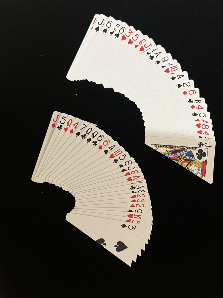 Comedy Split Deck - Red Bicycle Back - Magic Playing Card Trick