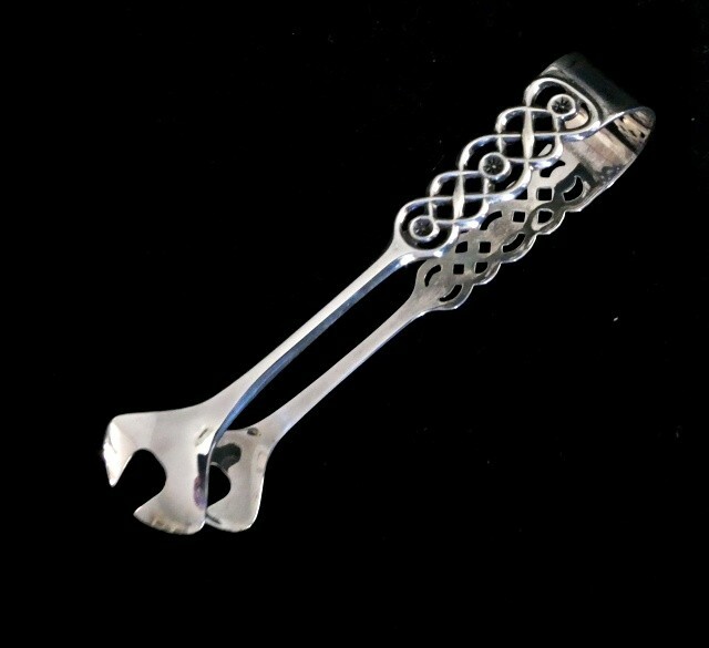 Ringebu Sterling Silver by Andersen Sugar Tongs