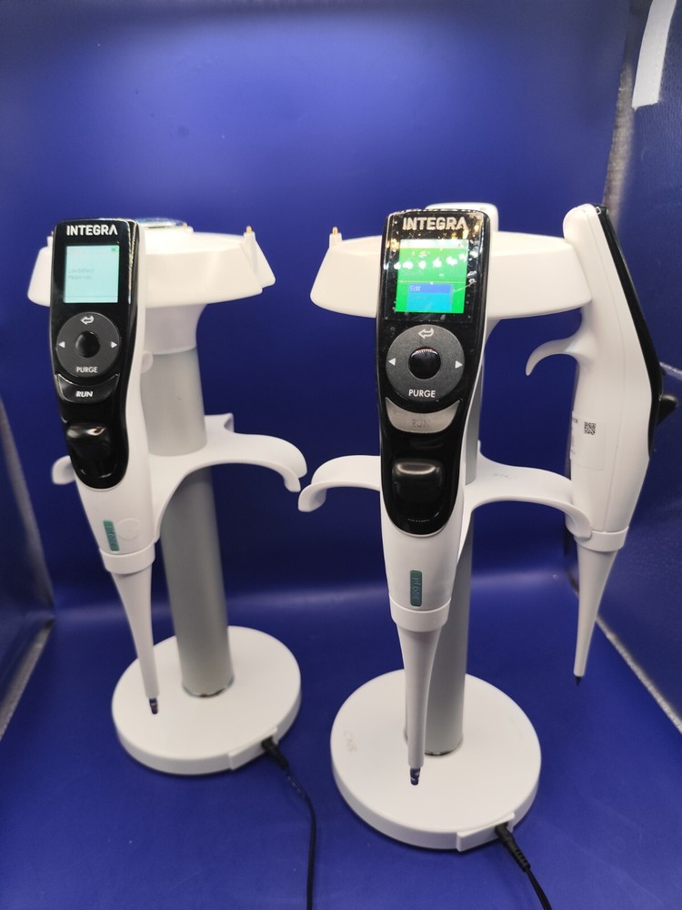 Integra electronic pipette and carousel charger single channel multiple channel
