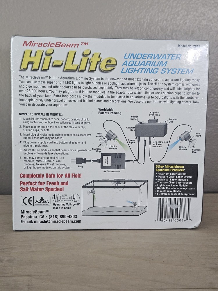 Hi-lite Underwater Aquarium Lighting System #2043