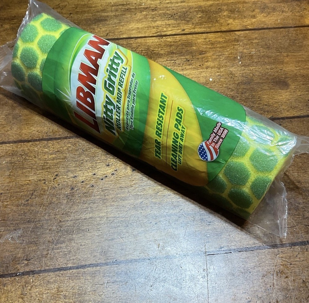 LIBMAN NITTY GRITTY ROLLER MOP REFILL 2011 New Sealed