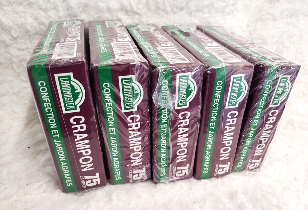 LANDMASTER Commerical 75-Staple Box Lot/5 SEALED!