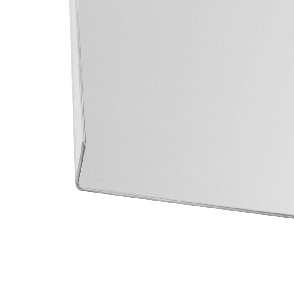 Stainless Steel Chopping Cutting Board Counter Top Protector w/ Front Overhang