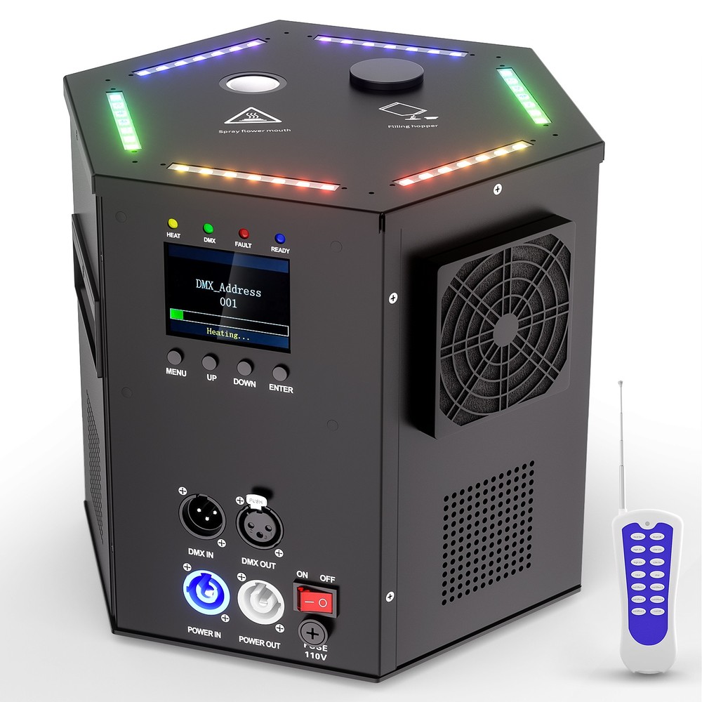2 Styles LED Cold Spark Machine Stage Effect DMX Firework Machine Club Wedding
