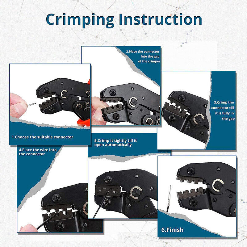 SN-48B Crimper Plier Crimping Tool Cable Wire Connectors Electrical Terminals