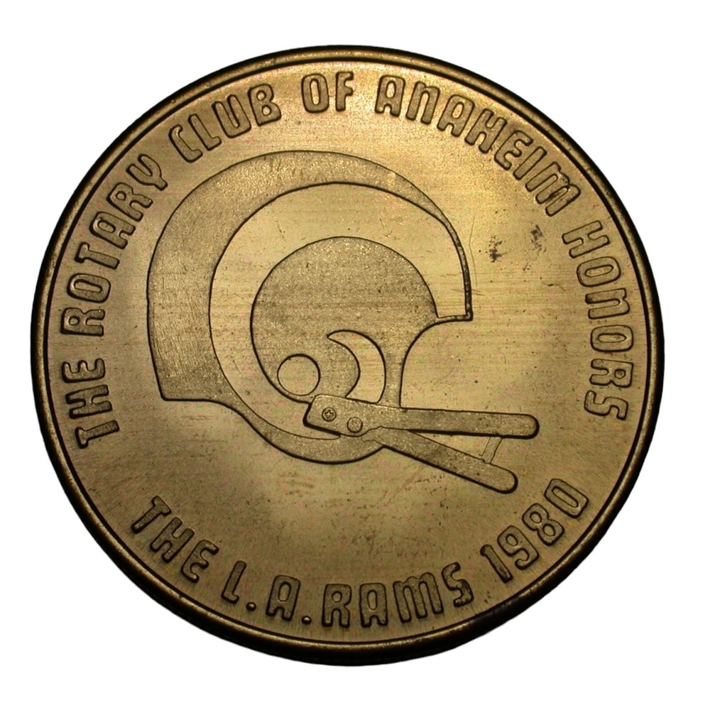 Los Angeles, CA L.A. Rams Medal
