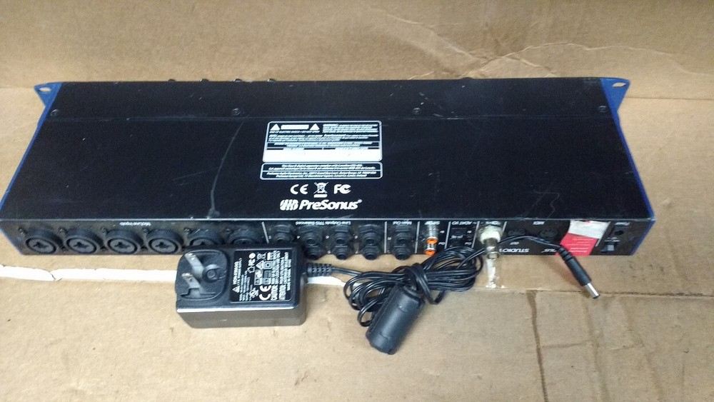 PreSonus Studio 1824c USB C Audio Interface with 2 broken knobs used see listing