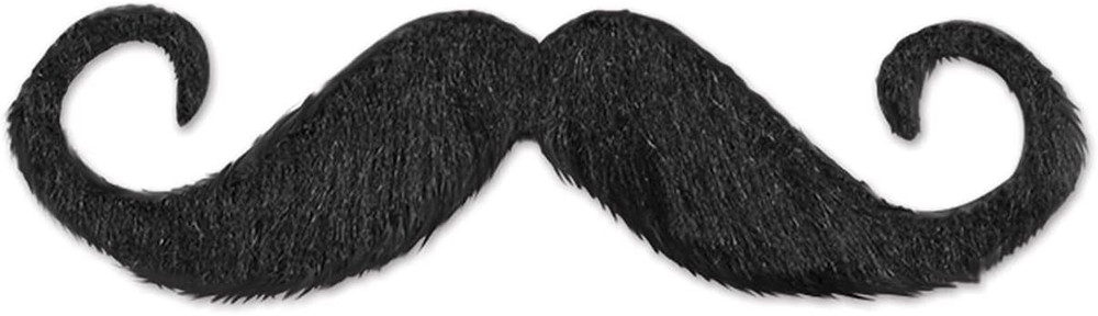 Handlebar Hairy Mustache Self-Adhesive