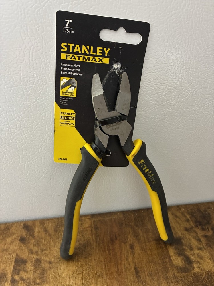 Stanley Fatmax 7” Linesman Pliers 89-863
